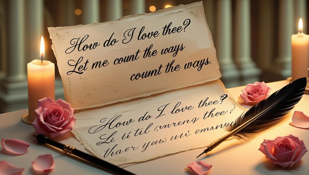 Beautiful love poetry image for romantic emotions